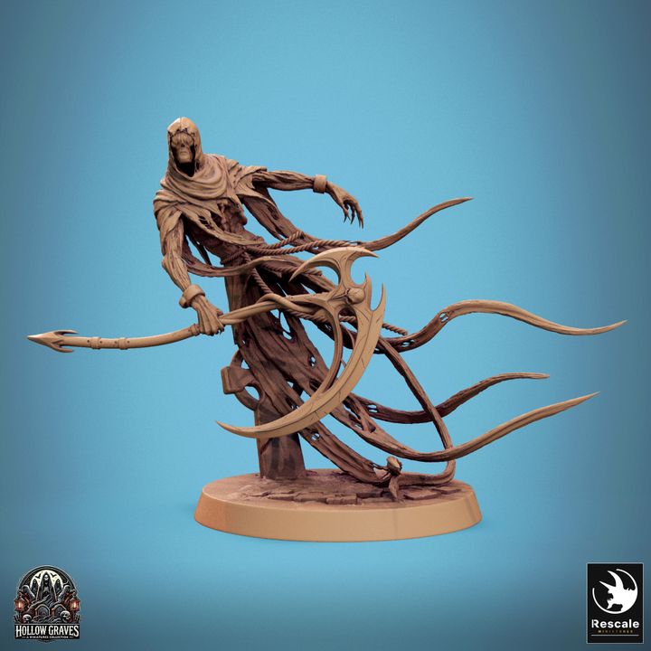 Collection Death Ghost Spectral Undead | Medium | Rescale Miniatures | D&D DnD Pathfinder Miniature