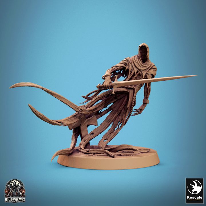 Collection Death Ghost Spectral Undead | Medium | Rescale Miniatures | D&D DnD Pathfinder Miniature