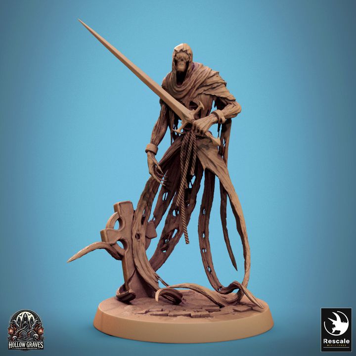Collection Death Ghost Spectral Undead | Medium | Rescale Miniatures | D&D DnD Pathfinder Miniature