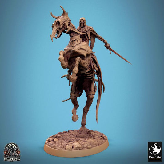 Undead Ghost Steed Mount | Large | Rescale Miniatures | D&D DnD Pathfinder Miniature