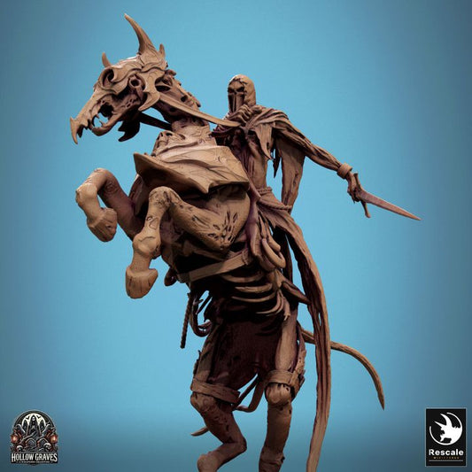 Undead Ghost Steed Mount | Large | Rescale Miniatures | D&D DnD Pathfinder Miniature