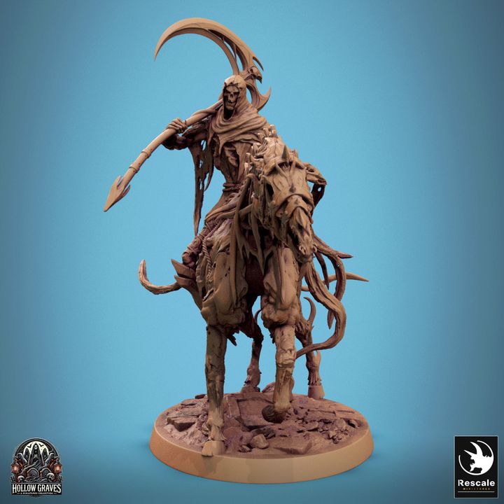 Wraithbound Undead Spectral Cavalier | Large | Rescale Miniatures | D&D DnD Pathfinder Miniature