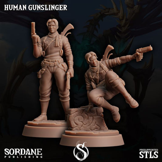 Human Gunslinger - Standing (25mm Base)