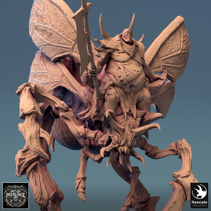 Collection Insectoid Beast Rider Monstrosities | Colossal | Rescale Miniatures | D&D DnD Pathfinder Miniature