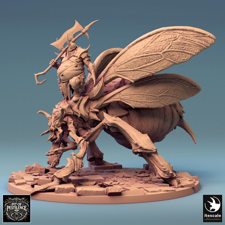 Collection Insectoid Beast Rider Monstrosities | Colossal | Rescale Miniatures | D&D DnD Pathfinder Miniature