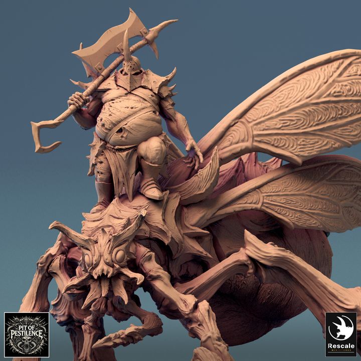 Collection Insectoid Beast Rider Monstrosities | Colossal | Rescale Miniatures | D&D DnD Pathfinder Miniature