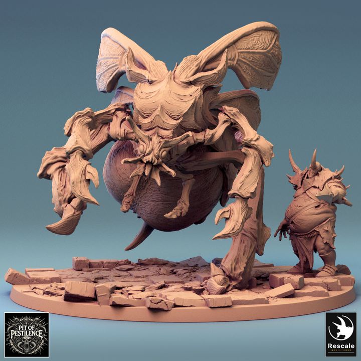 Collection Insectoid Beast Rider Monstrosities | Colossal | Rescale Miniatures | D&D DnD Pathfinder Miniature
