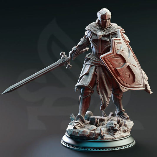 Cursed Paladin Vengeance Humanoids Fiends | Medium | DM Stash | D&D DnD Pathfinder Miniature