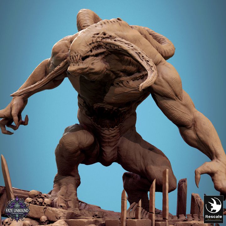 Monstrosity Malgorth - Stalking (100mm Base)
