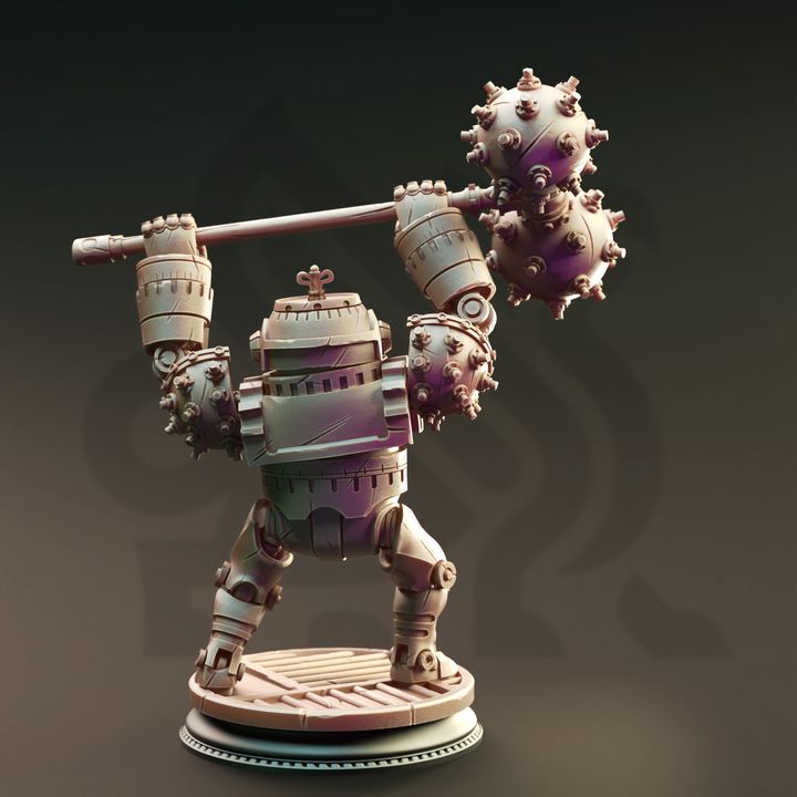 Clockwork Simulacrum Construct Fighter | Medium | DM Stash | D&D DnD Pathfinder Miniature
