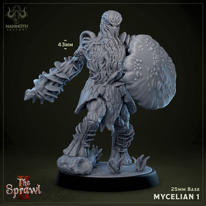 Mycelian Plant Creatures Fiends Nature | Medium | Mammoth Factory | D&D DnD Pathfinder Miniature