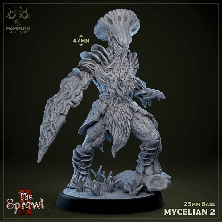 Mycelian Plant Creatures Fiends Nature | Medium | Mammoth Factory | D&D DnD Pathfinder Miniature