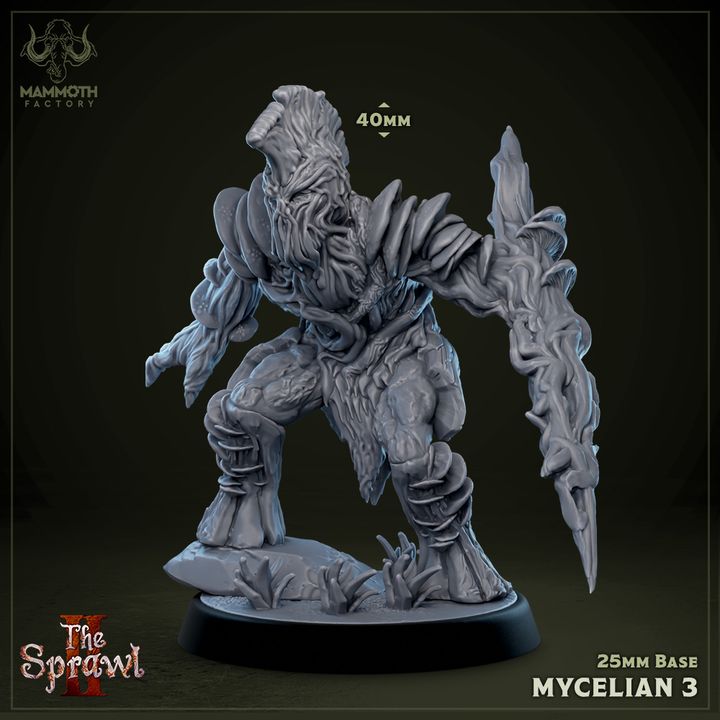 Mycelian Plant Creatures Fiends Nature | Medium | Mammoth Factory | D&D DnD Pathfinder Miniature