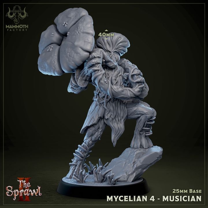 Mycelian Plant Creatures Fiends Nature | Medium | Mammoth Factory | D&D DnD Pathfinder Miniature