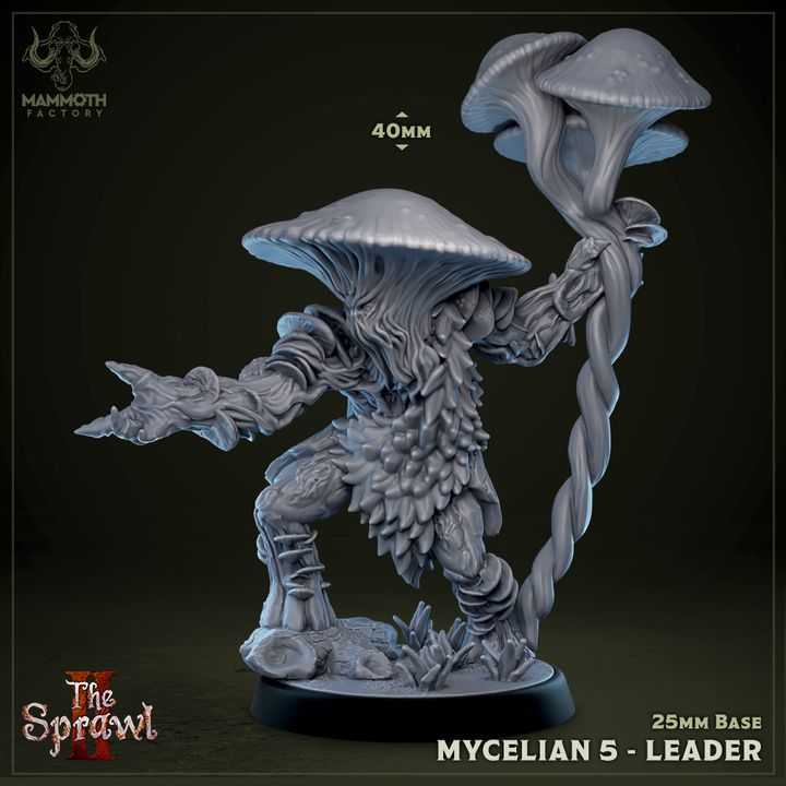Mycelian Plant Creatures Fiends Nature | Medium | Mammoth Factory | D&D DnD Pathfinder Miniature