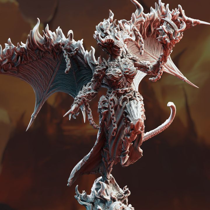 Mother of Chaos Fiend Sorcerer | Large | DM Stash | D&D DnD Pathfinder Miniature