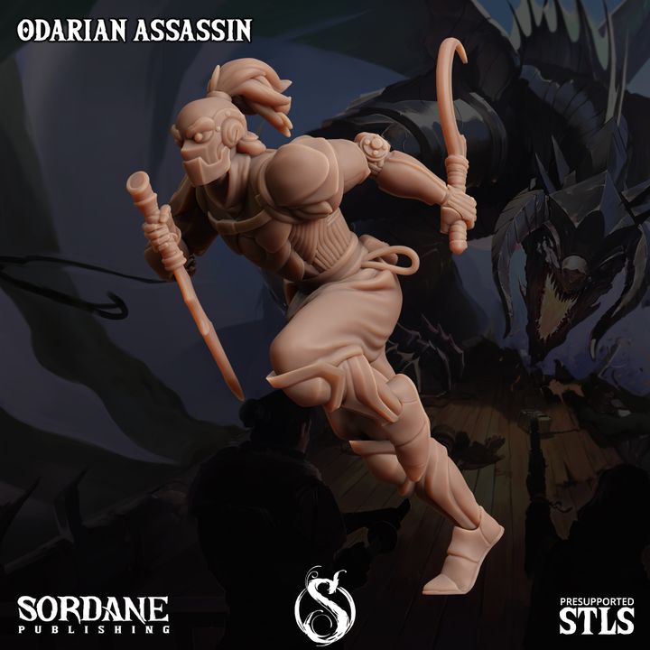 Odarian Assassin - Stealth (25mm Base)