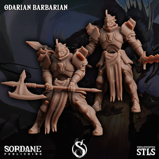 Odarian Barbarian - Warrior (25mm Base)