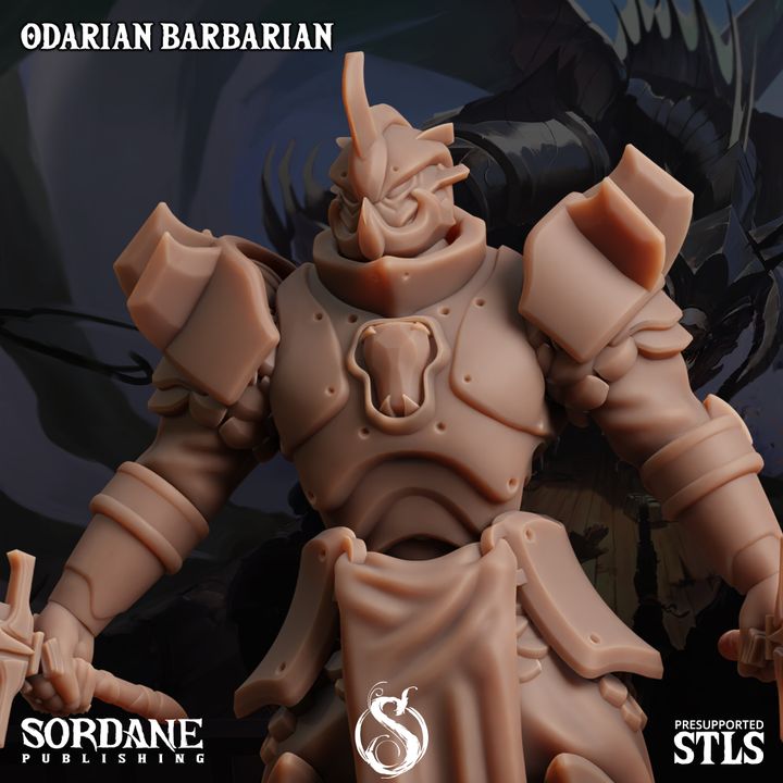 Odarian Barbarian - Warrior (25mm Base)