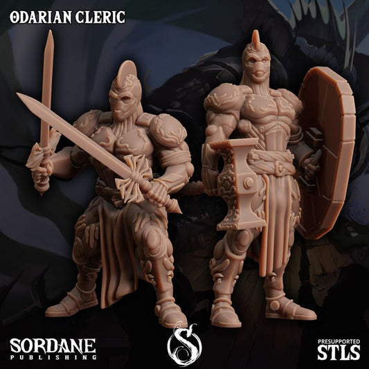 Odarian Cleric - Dual Wielding (25mm Base)