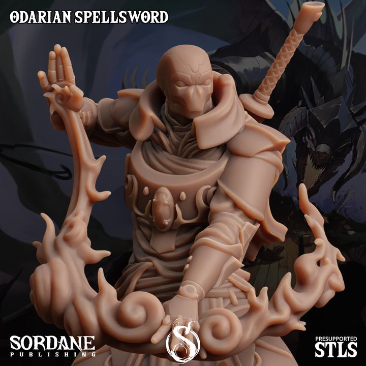 Odarian Spellsword - Casting (25mm Base)