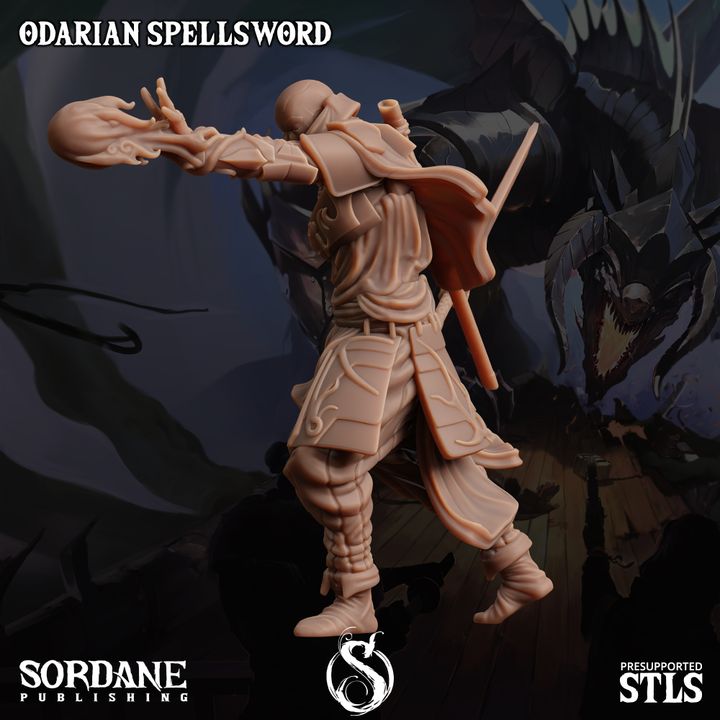 Odarian Spellsword - Casting (25mm Base)