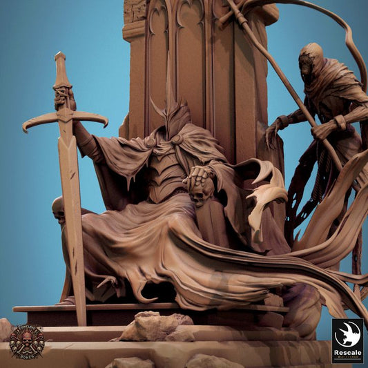 Ombral, the Sepulchral Lord - Seated (60mm Base)