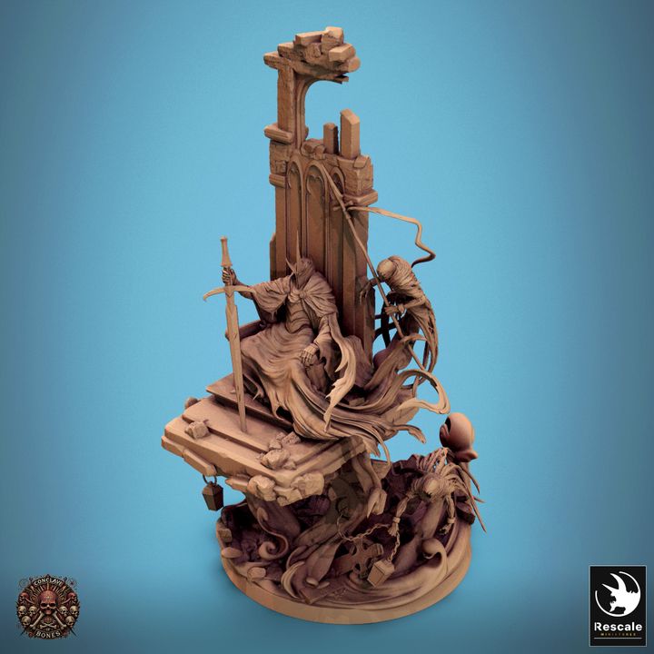 Ombral, the Sepulchral Lord - Seated (60mm Base)