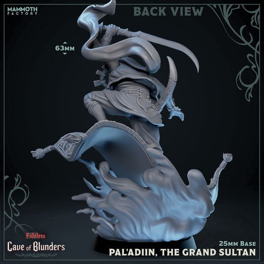 Pal'adiin, Grand Sultan - Commanding (25mm Base)