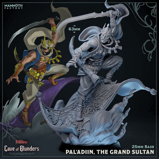 Pal'adiin, Grand Sultan - Commanding (25mm Base)