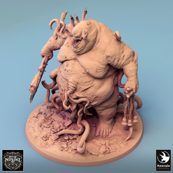 Collection Purulent Demon Monstrosity Tentacles | Colossal | Rescale Miniatures | D&D DnD Pathfinder Miniature