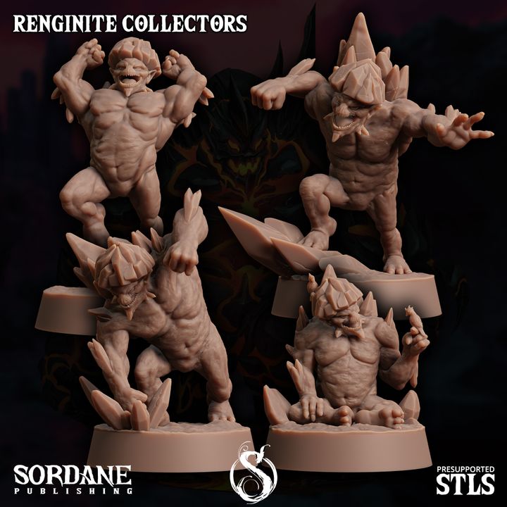 Renginite Collector Elemental Construct | Medium | Sordane Publishing | D&D DnD Pathfinder Miniature