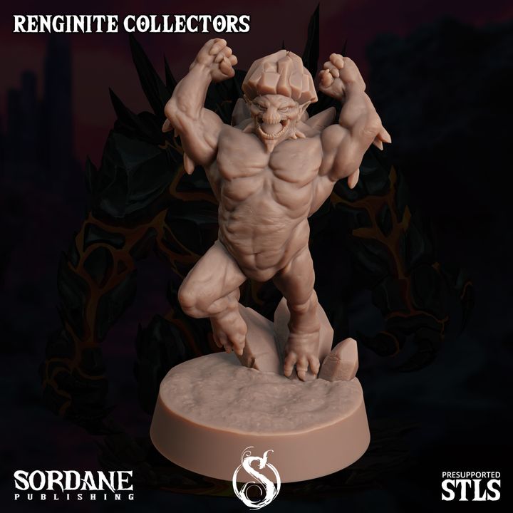 Renginite Collector Elemental Construct | Medium | Sordane Publishing | D&D DnD Pathfinder Miniature