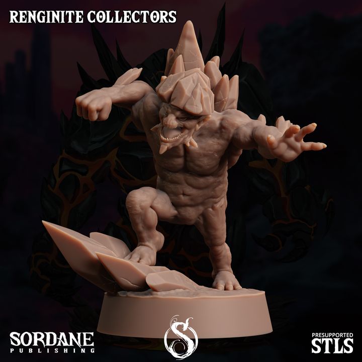 Renginite Collector Elemental Construct | Medium | Sordane Publishing | D&D DnD Pathfinder Miniature