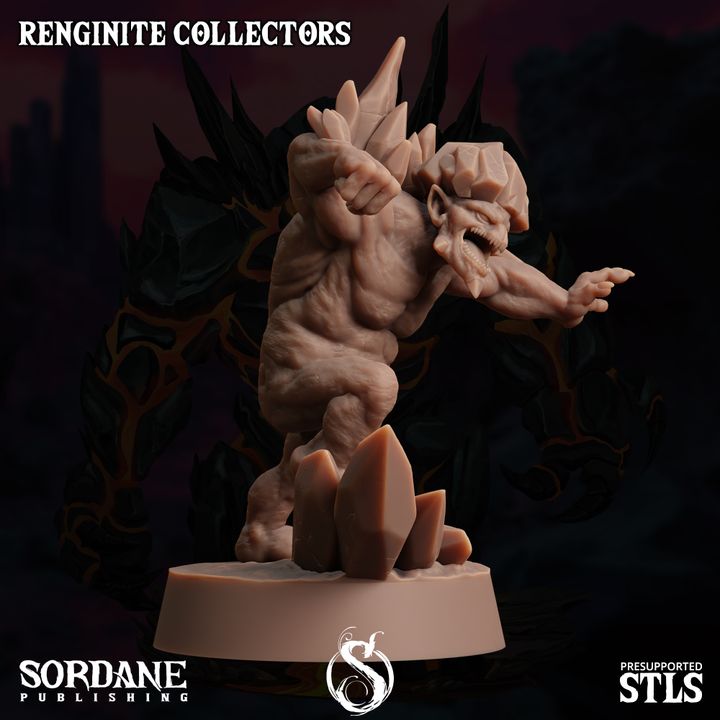 Renginite Collector Elemental Construct | Medium | Sordane Publishing | D&D DnD Pathfinder Miniature