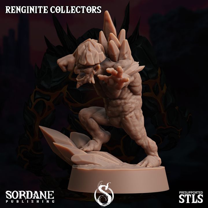 Renginite Collector Elemental Construct | Medium | Sordane Publishing | D&D DnD Pathfinder Miniature