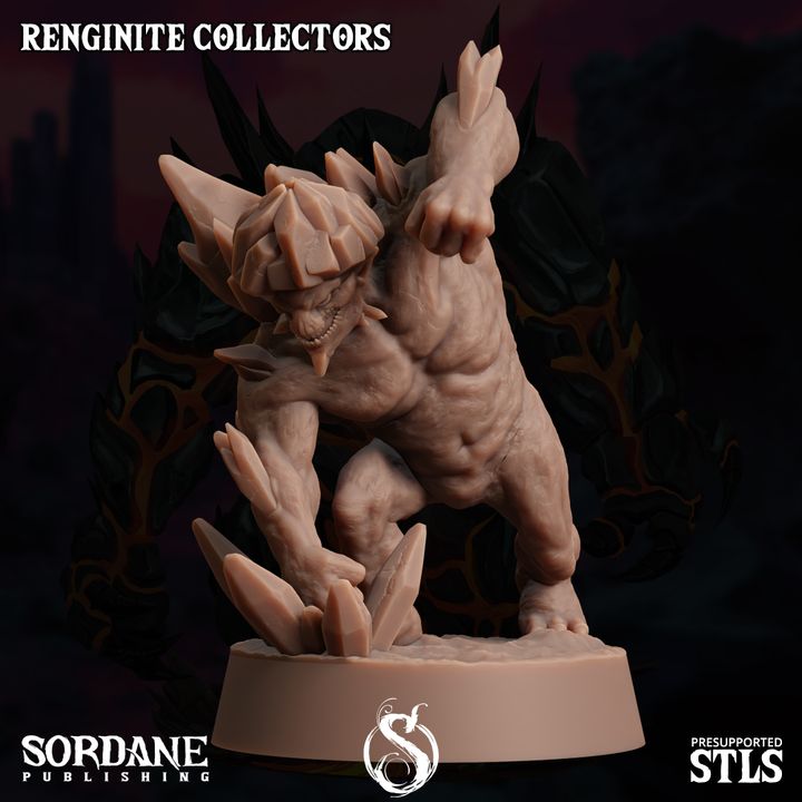 Renginite Collector Elemental Construct | Medium | Sordane Publishing | D&D DnD Pathfinder Miniature