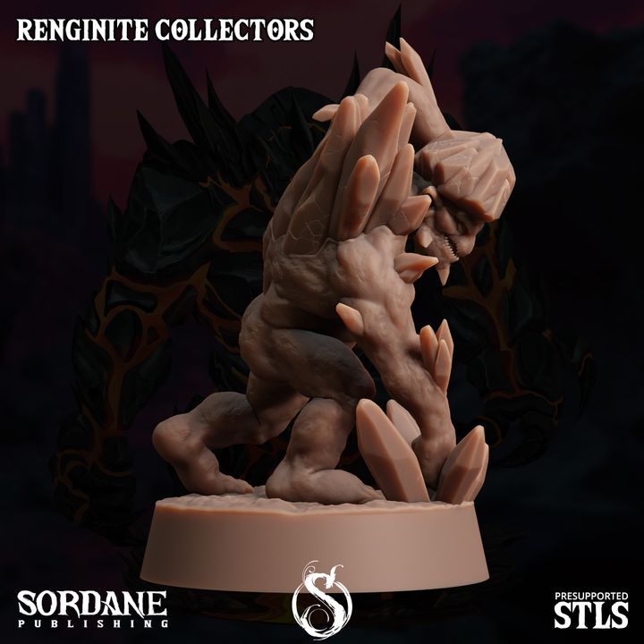 Renginite Collector Elemental Construct | Medium | Sordane Publishing | D&D DnD Pathfinder Miniature