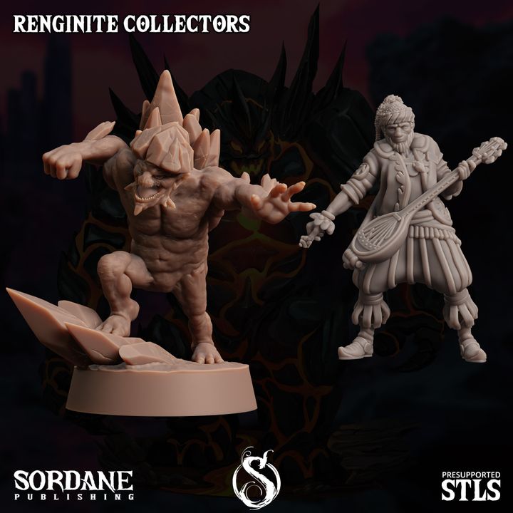 Renginite Collector Elemental Construct | Medium | Sordane Publishing | D&D DnD Pathfinder Miniature