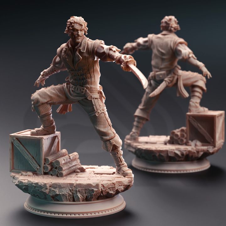 Bandit Swashbuckler Thugs Rogue Humanoids | Medium | DM Stash | D&D DnD Pathfinder Miniature