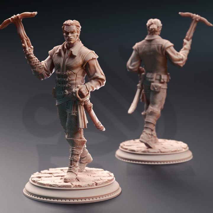 Bandit Swashbuckler Thugs Rogue Humanoids | Medium | DM Stash | D&D DnD Pathfinder Miniature