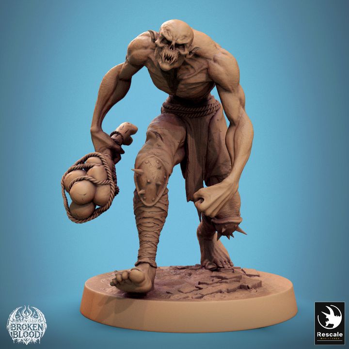 Collection Savage Undead Ghoul Miniature | Medium | Rescale Miniatures | D&D DnD Pathfinder Miniature