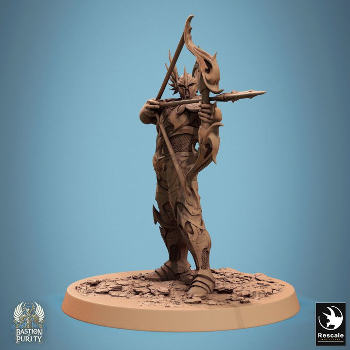Sentinel Archer Celestial Warrior Ranger | Large | Rescale Miniatures | D&D DnD Pathfinder Miniature