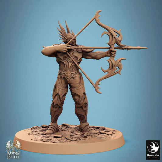 Sentinel Archer Celestial Warrior Ranger | Large | Rescale Miniatures | D&D DnD Pathfinder Miniature
