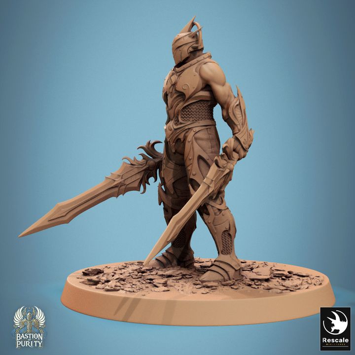 Sentinel Guardian Construct Fighter | Medium | Rescale Miniatures | D&D DnD Pathfinder Miniature