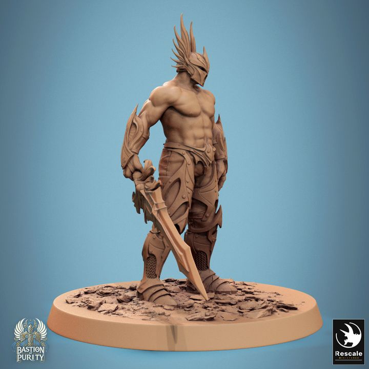 Sentinel Paladin Warrior Celestial | Large | Rescale Miniatures | D&D DnD Pathfinder Miniature