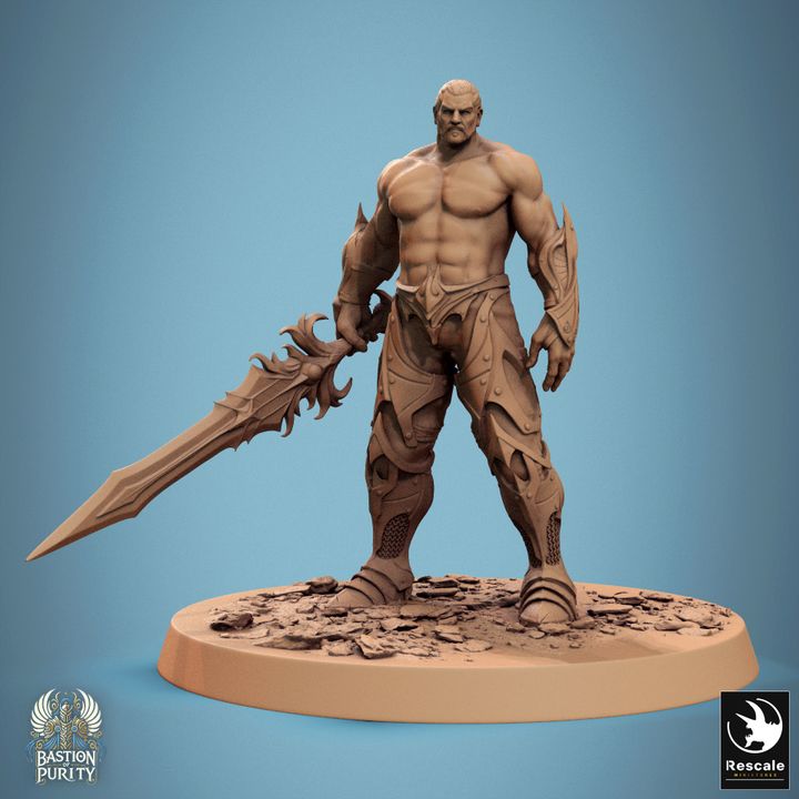 Sentinel Paladin Warrior Celestial | Large | Rescale Miniatures | D&D DnD Pathfinder Miniature
