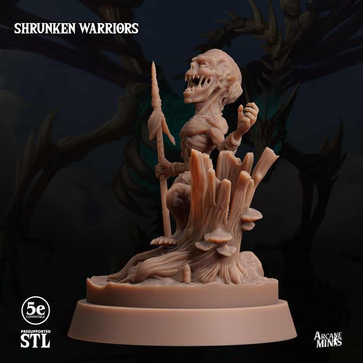 Undead Necromancer Warrior Miniature | Medium | Sordane Publishing | D&D DnD Pathfinder Miniature