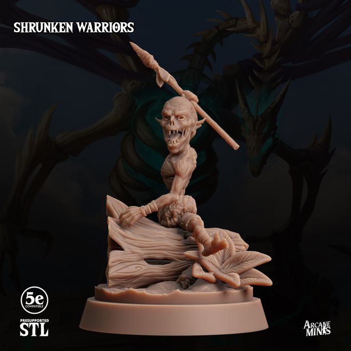 Undead Necromancer Warrior Miniature | Medium | Sordane Publishing | D&D DnD Pathfinder Miniature
