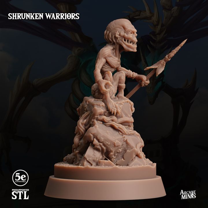 Undead Necromancer Warrior Miniature | Medium | Sordane Publishing | D&D DnD Pathfinder Miniature